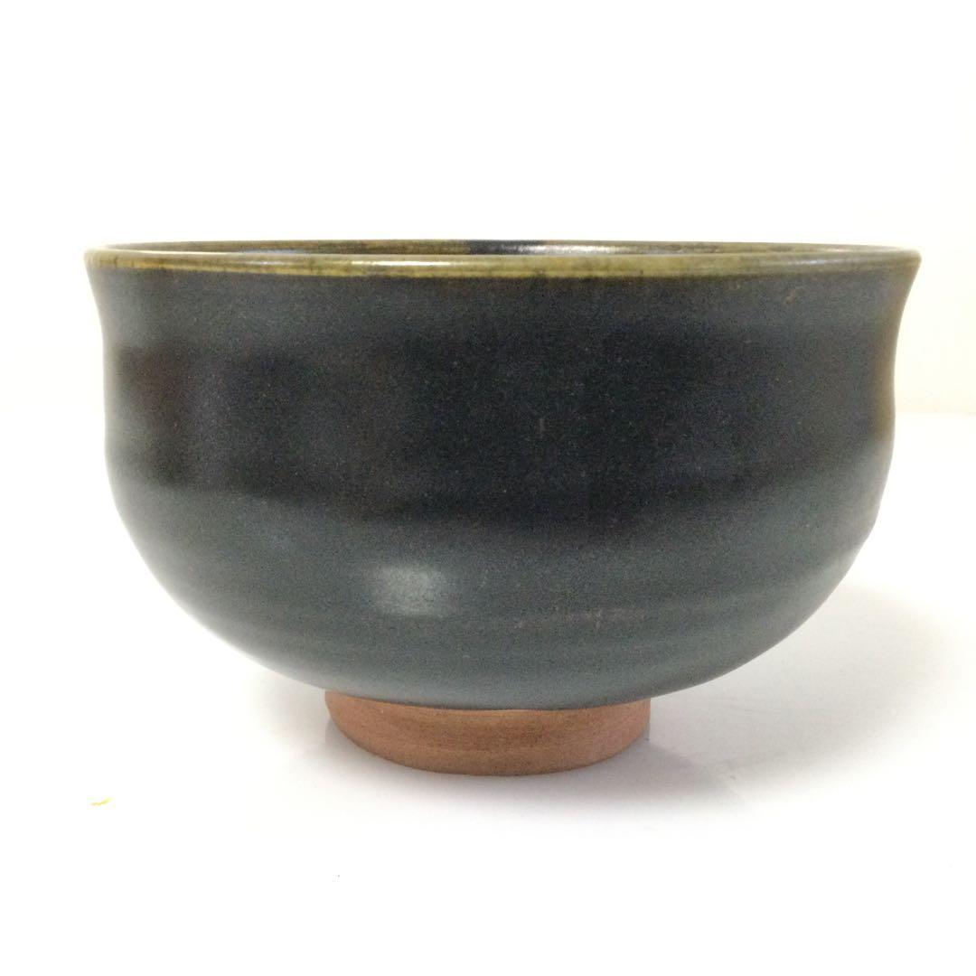 黒高麗茶碗 抹茶碗 墨田窯 金太漢作 茶道具 供箱 Mナ