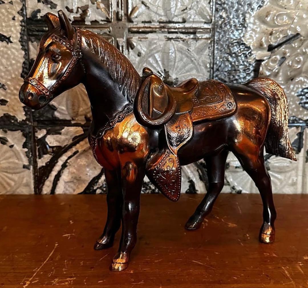 ～1960s 金属製の馬オブジェ