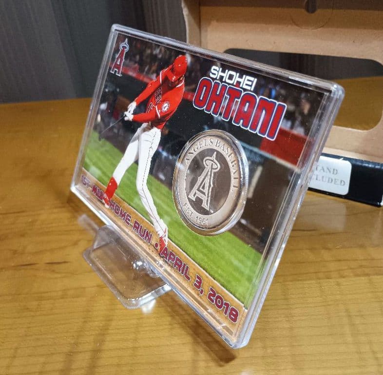 大谷翔平 初本塁打記念シルバーカード フォトミント　5000枚限定