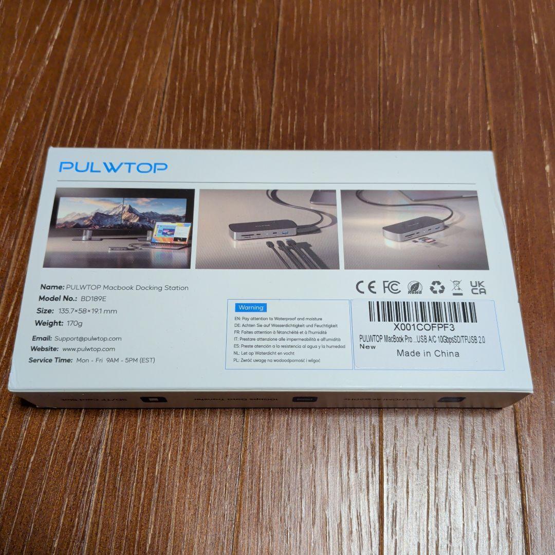 MacBook Pro/Air用 10in1 ドッキングステーション 4K対応