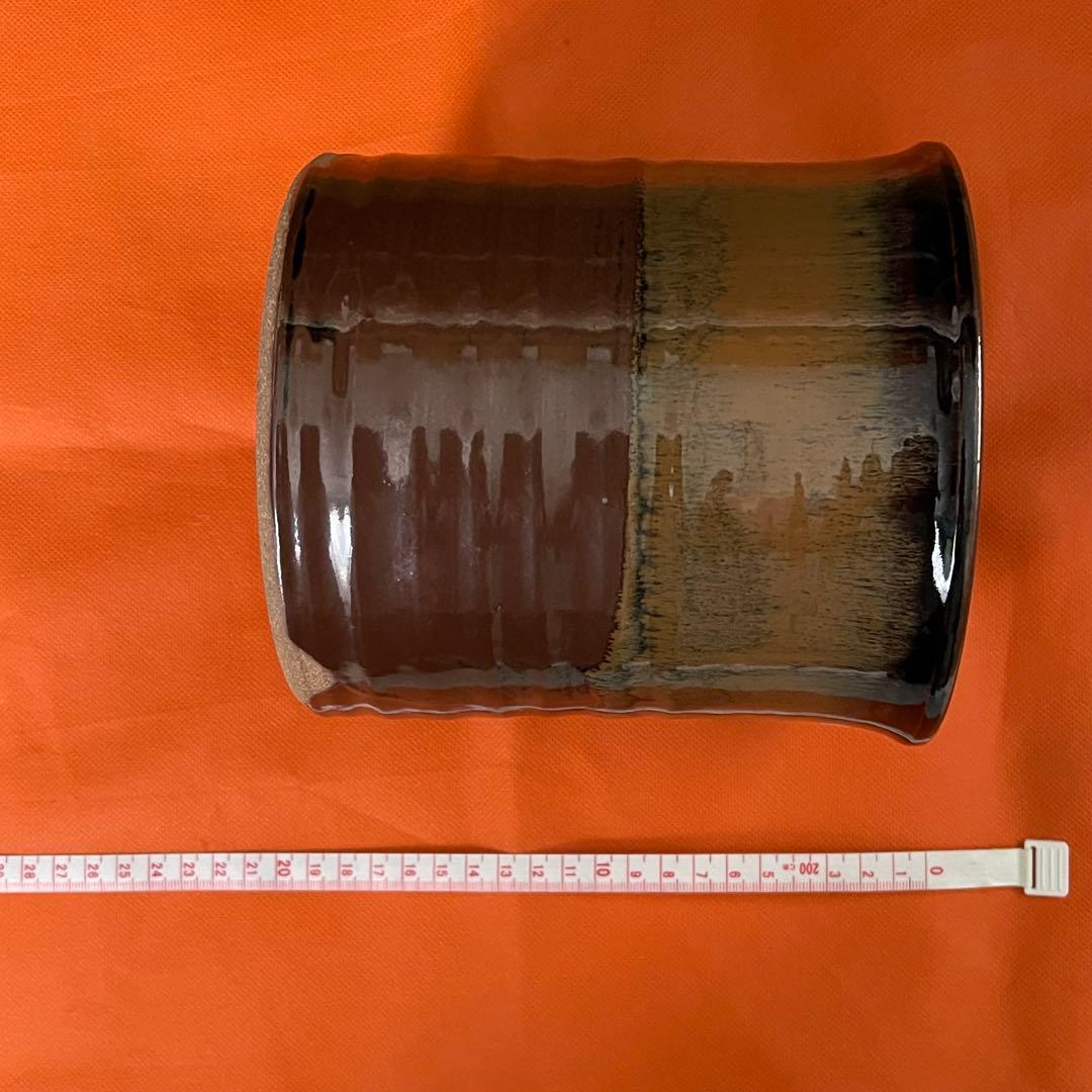 膳所焼　水指　高橋一彦
