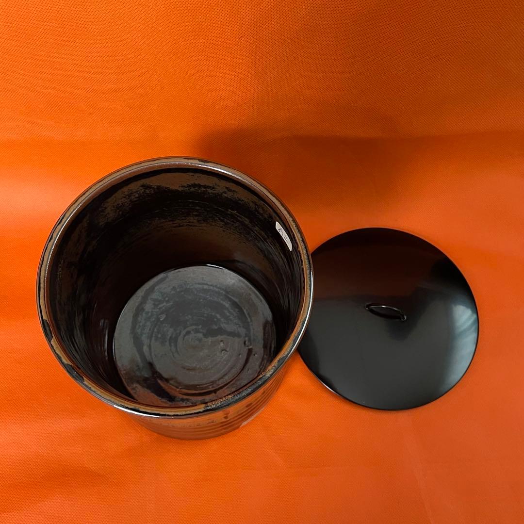 膳所焼　水指　高橋一彦