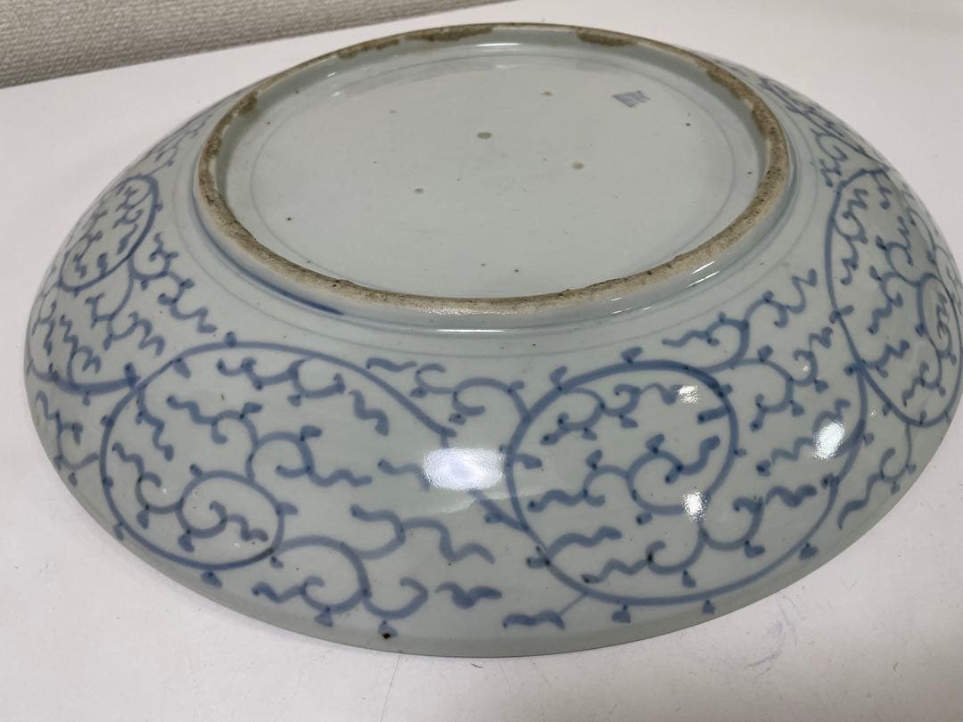 【現状品】有田焼 古伊万里 金彩 色絵 朱絵 五彩錦手 大皿 割烹 懐石