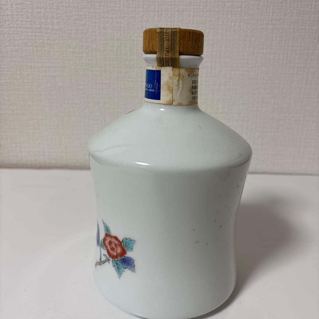 サントリーウイスキーエクセレンス 有田焼ボトル 色絵花鳥文　陶器　未開封