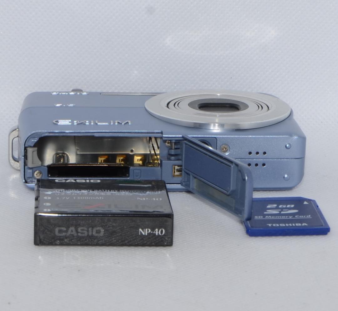 CASIO カシオ EXILIM EX-Z600 ブルー (動作確認済) ②