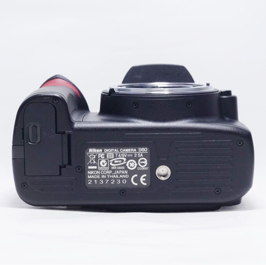 極美品 動作確認済 Nikon D60 ボディ 撮影枚数3418枚