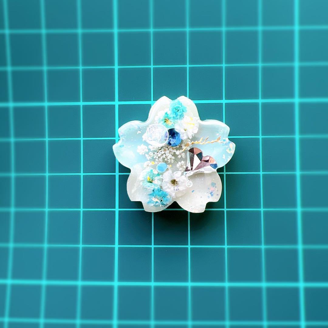 レジン ヘアゴム ドライフラワー No.924