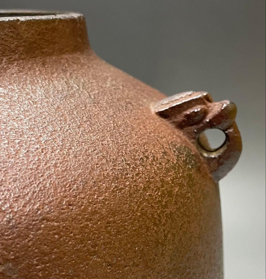 人間国宝　高橋敬典　阿弥陀釜　茶釜　釜釻　共箱　C 702