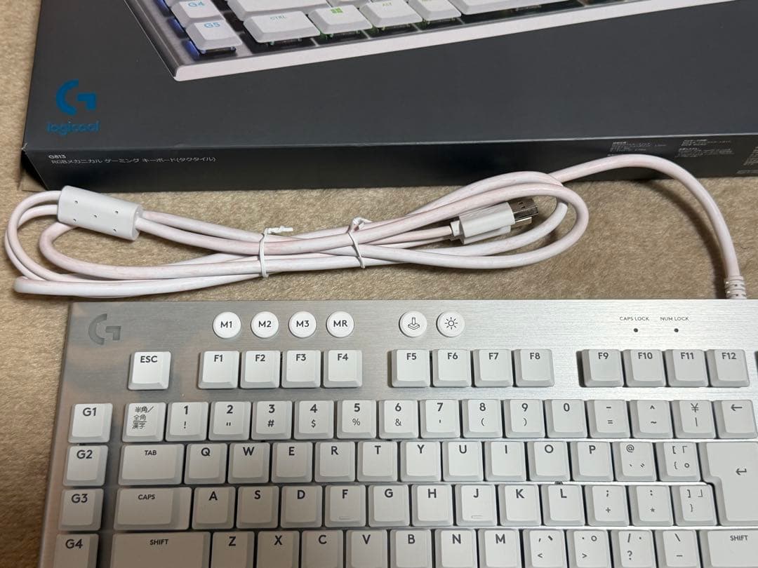 Logicool G813 有線ゲーミングキーボード シルバー