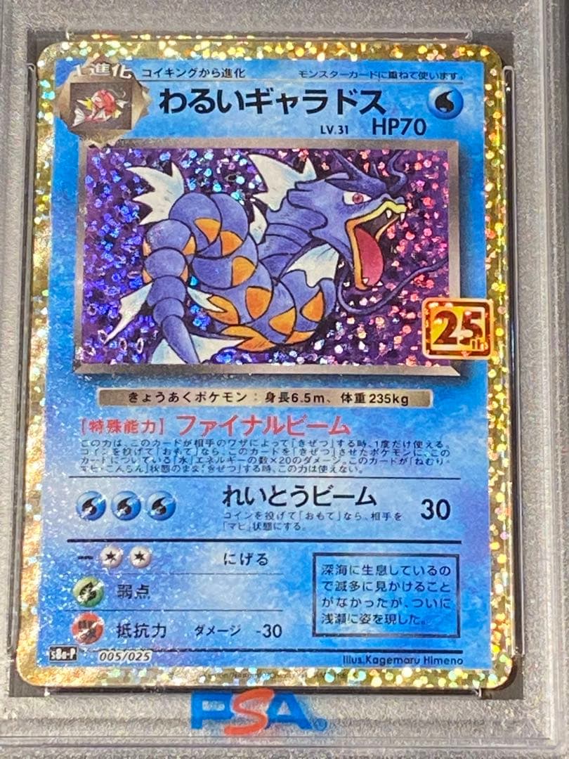 【PSA10】わるいギャラドス プロモ 25th ANNIVERSARYポケモン