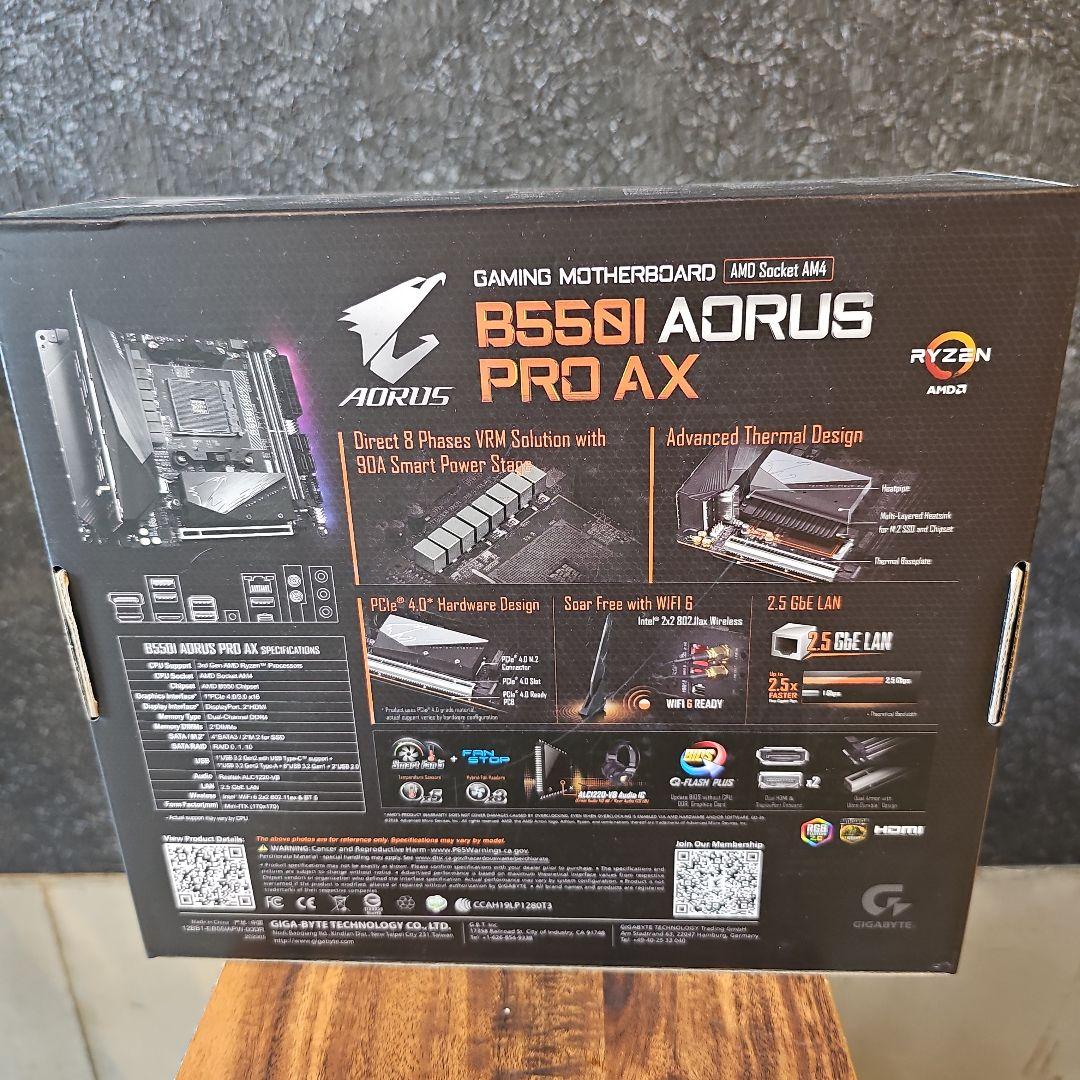 動作未確認ジャンク品 GIGABYTE B550I AORUS PRO AX