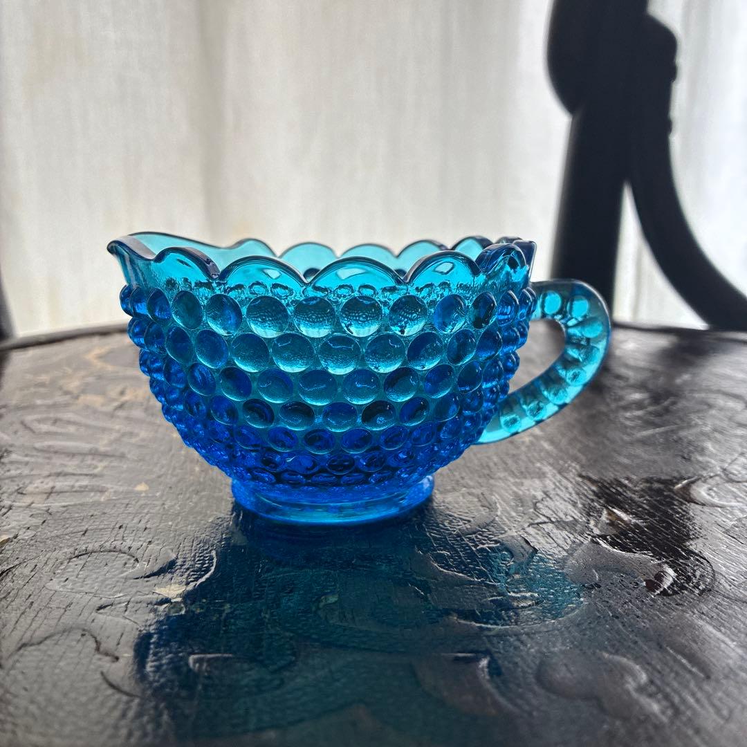 アメリカビンテージKanawha glass companyシュガー&クリーマー