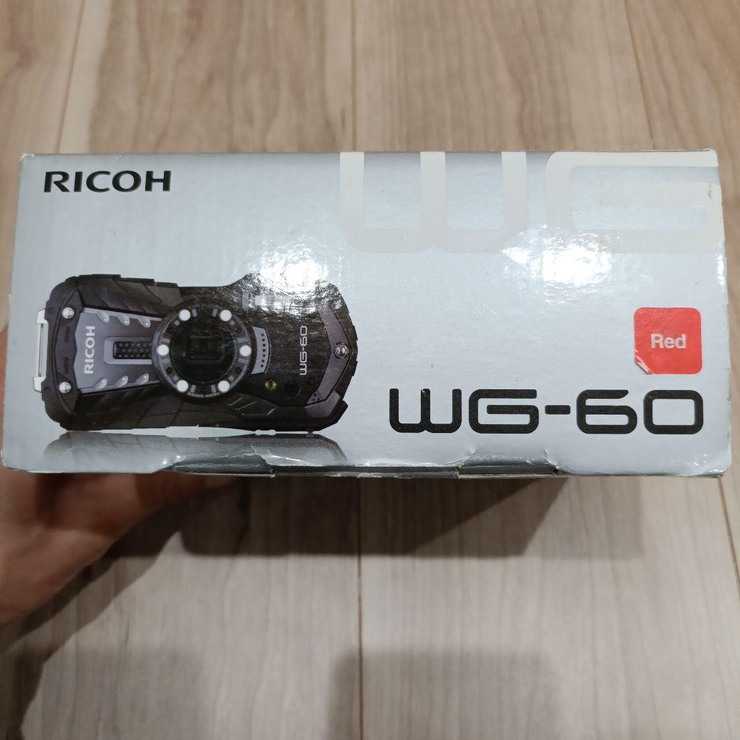 RICOH WG-60取説、付属、箱、全揃い【動作確認の使用のみ】