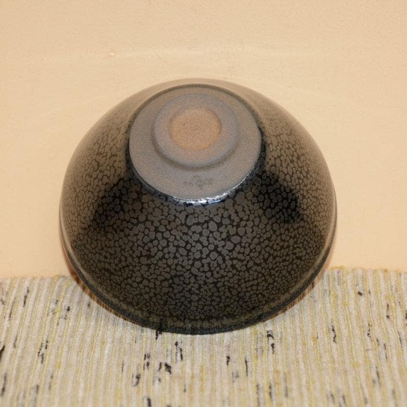 茶道具　油滴天目茶碗　名工　久田重義　中古　美品　送料込み