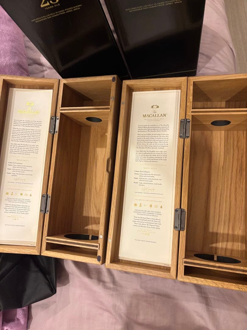 The Macallan マッカラン25年 木箱　2点セット‼︎