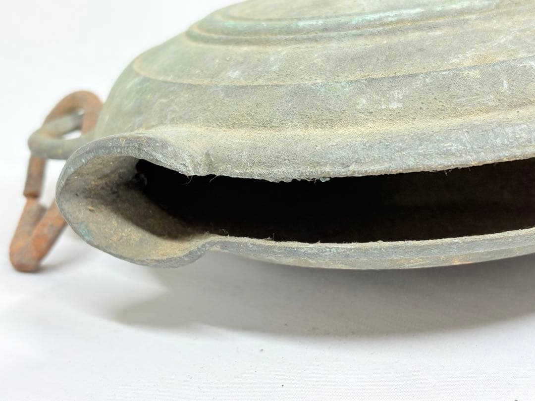 鰐口 時代 吊鐘 古銅製 古銅 奉納 仏具 アンティーク