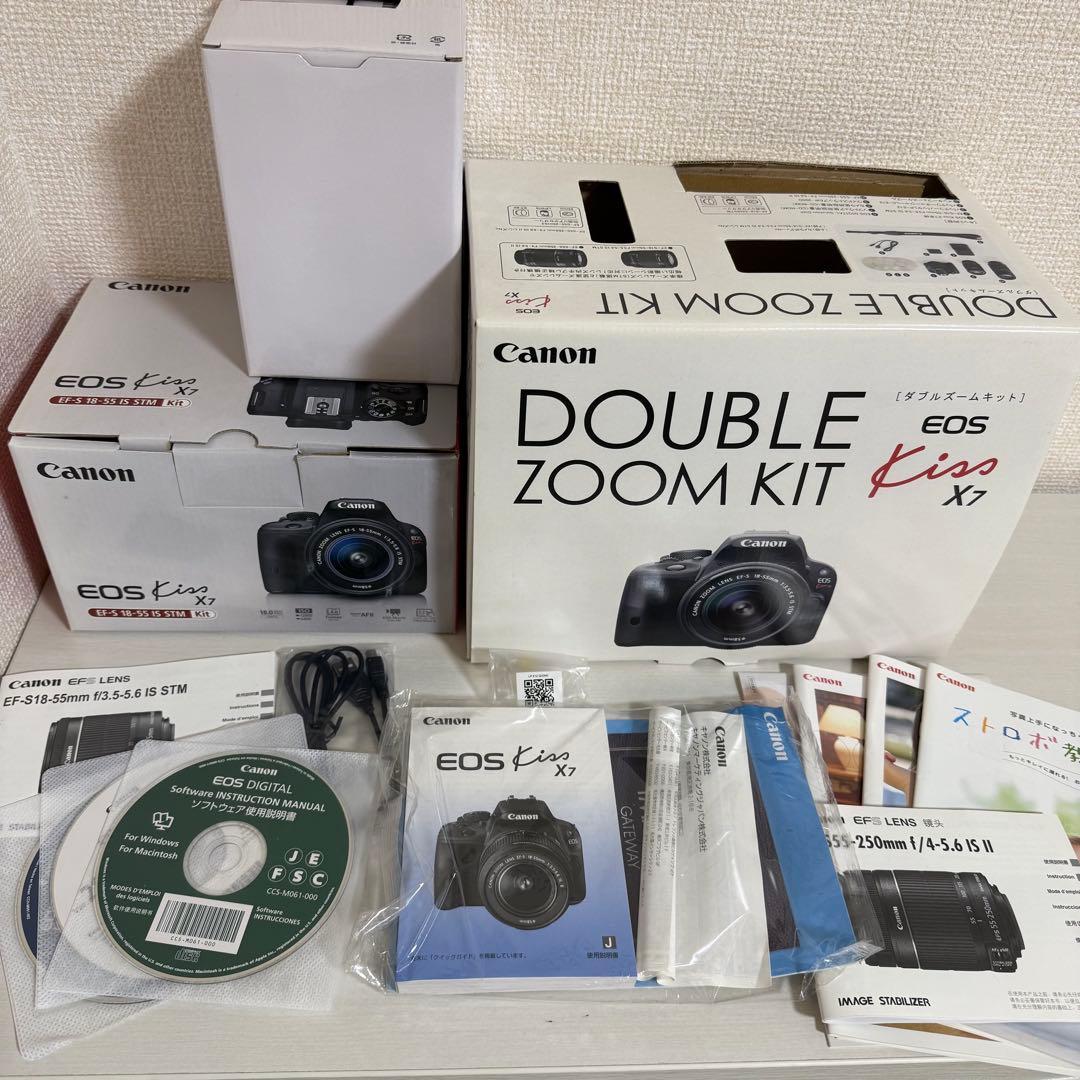 【11829】Canon EOS Kiss X7 ダブルズームキット