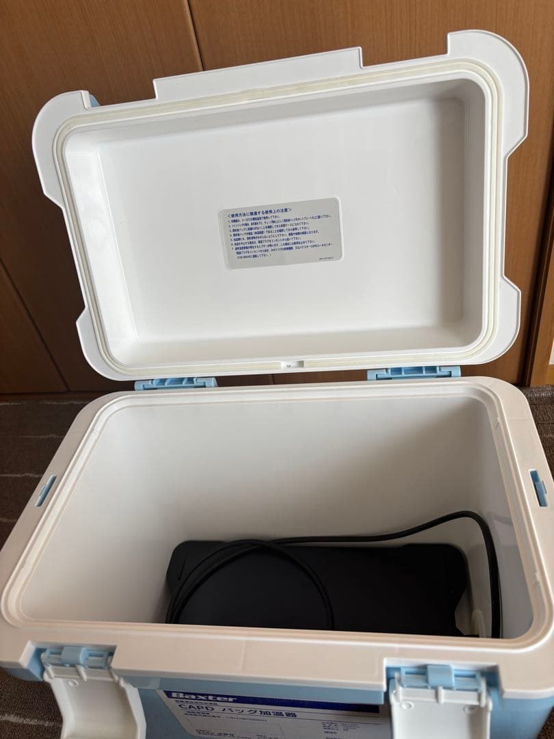 腹膜透析　Baxter CAPD バッグ加温器