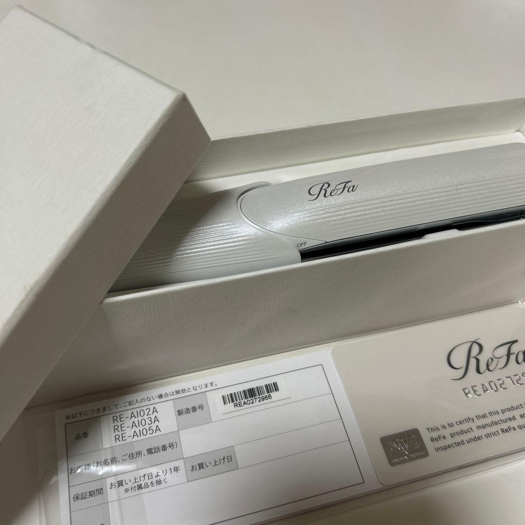 【美品】ReFa リファ フィンガーアイロン ST ホワイト