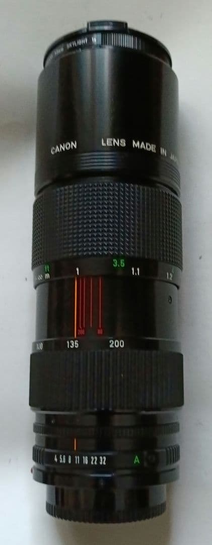 Canon FD 80-200mm f/4 レンズ