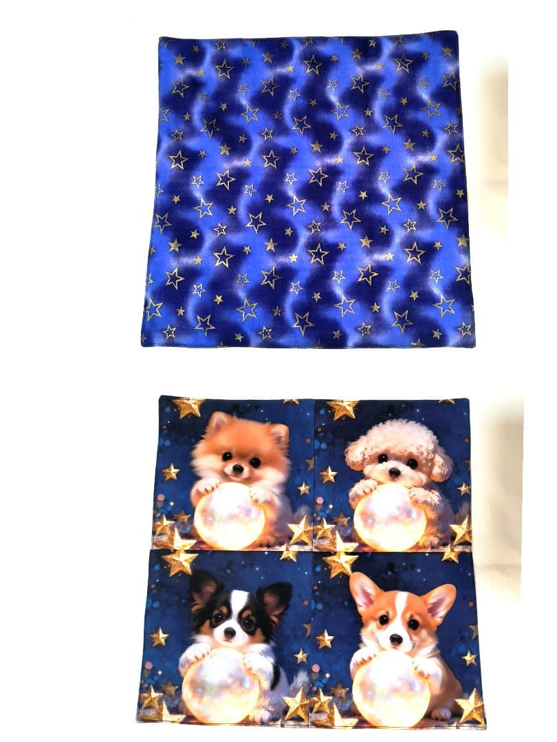 Yourelia様】ハンドメイドオーダー★犬★ハンカチ&ポーチ&ストラップ10点