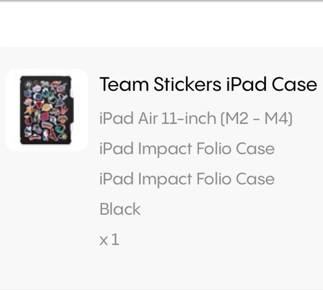【CASETiFY】NBAチームステッカー iPad Airケース（11インチ）