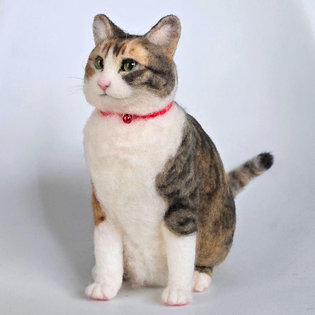 うちの子風羊毛フェルト猫 ArIsA様オーダー