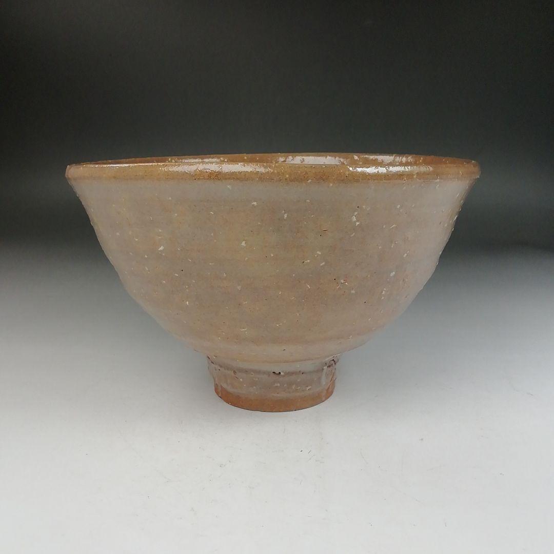 Ｗ３４５　茶碗　『萩茶碗』『土和窯　止原伸郎 作』　共箱　抹茶碗　茶道具