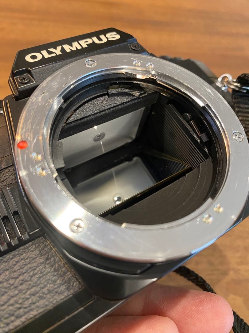 OLYMPUS OM-10 フィルムカメラ黒　35-105 マクロズーム　動作品