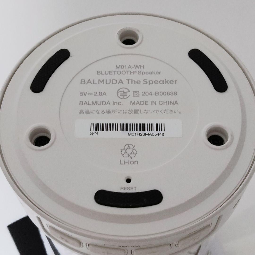 バルミューダ　BALMUDA　M01A-WH ワイヤレススピーカー 522