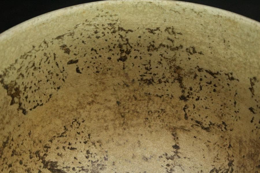 茶道具 九谷焼 松屋窯 松本佐一 茶椀 共布 箱入 未使用(メ1818)
