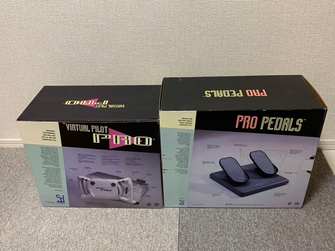 CH PRODUCTS プロペダル&VIRTUAL PILOT ジョイスティック