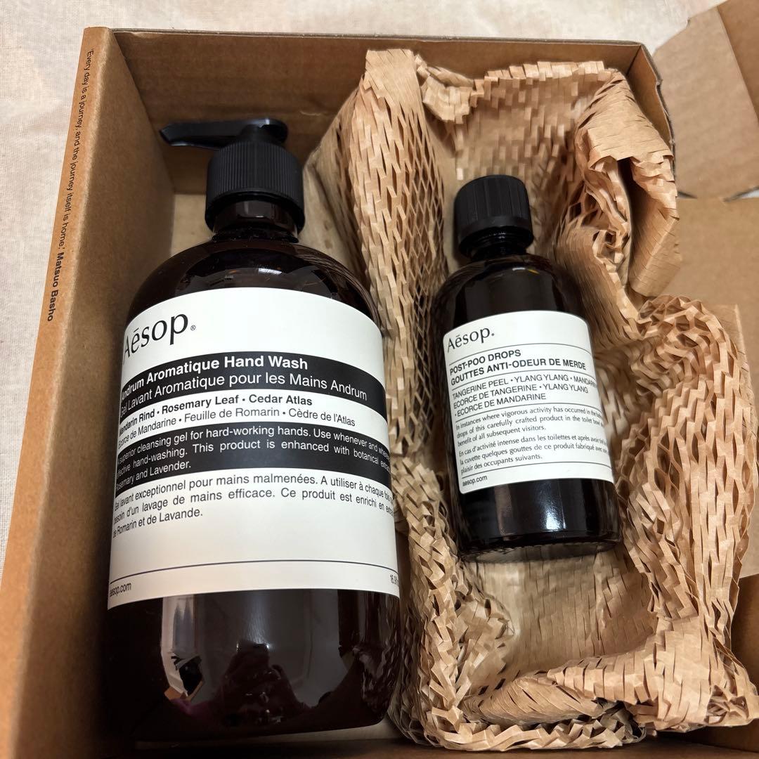 【新品】Aesop ハンドウオッシュ500ml&ポストプードロップス100ml