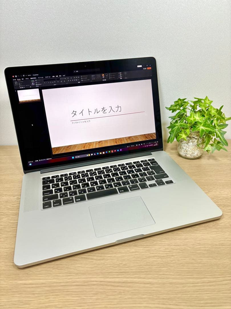 最上位3K！Office2024 MacBook Pro15 Windows11