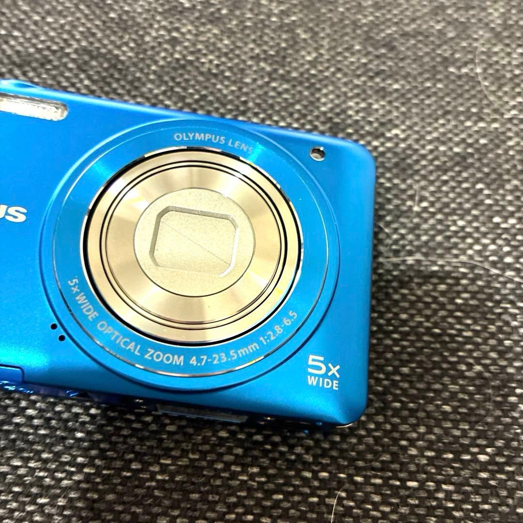 OLYMPUS オリンパス VG-140 コンパクトデジタルカメラ ブルー