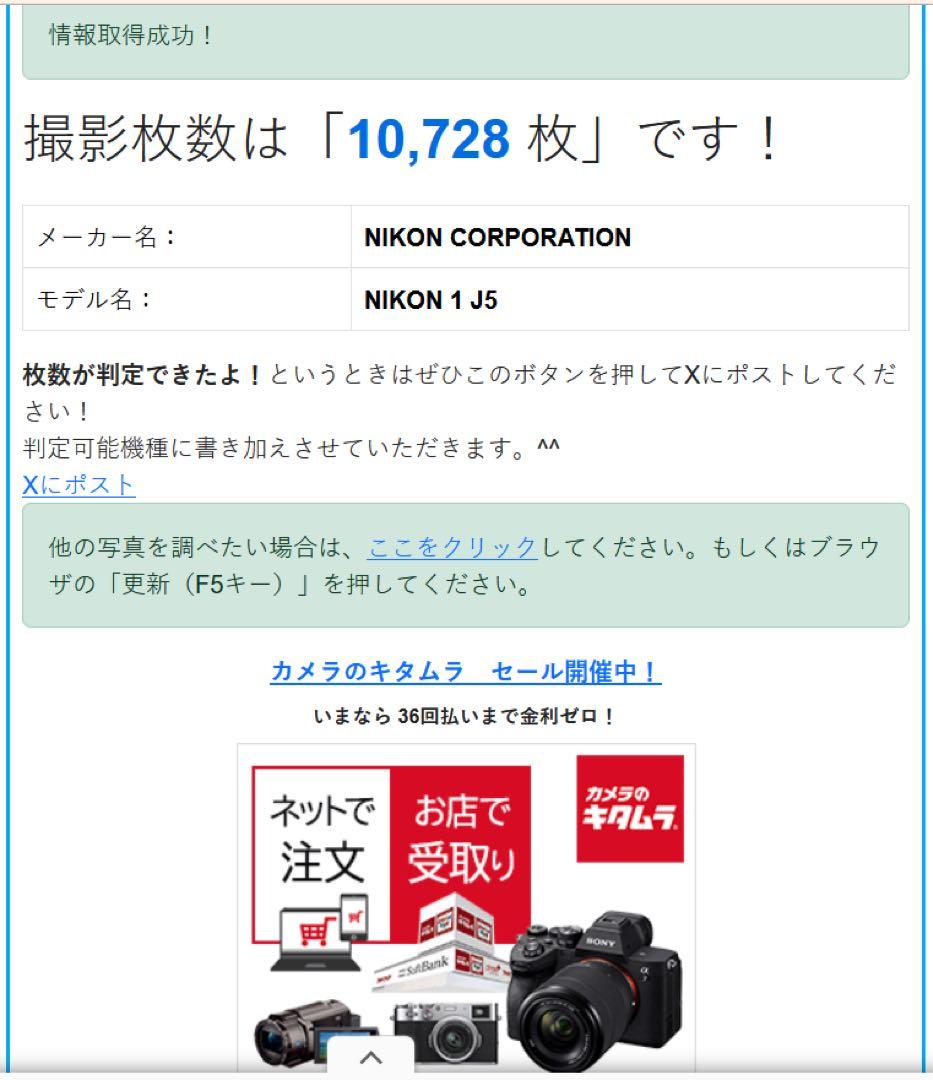 【返品保証・動作確認済】Nikon 1 J5（10-30mm・30-110mm）