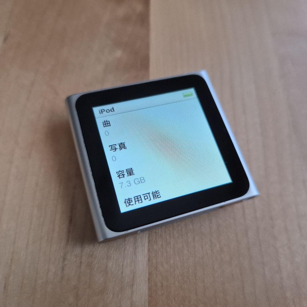 Apple iPod nano 第6世代 モデル MC525LL ケーブル付き