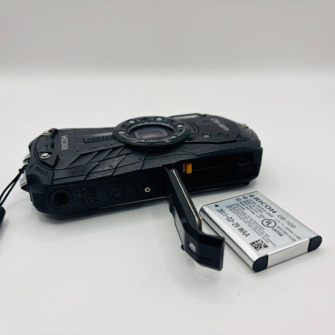 動作確認済 ⭐︎美品⭐︎ RICOH WG-50 ブラック 防水デジタルカメラ