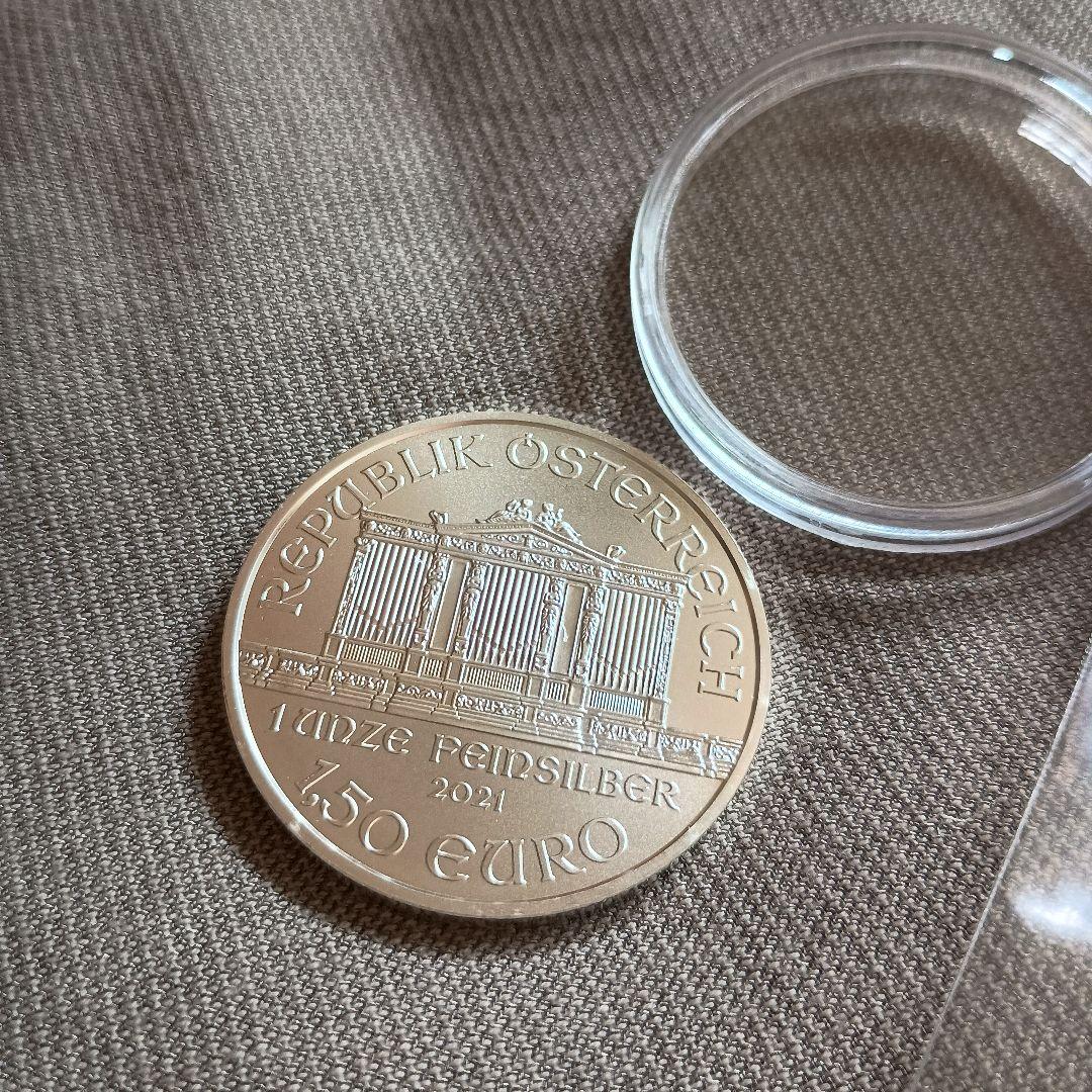 【新品未使用】2021　オーストリア　ウイーン銀貨　1オンス銀貨　1枚