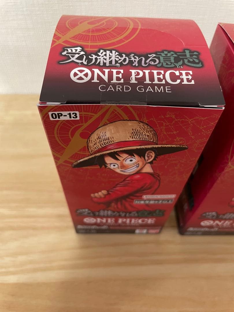 [未開封]ワンピ 受け継がれる意志 2BOX テープ有り