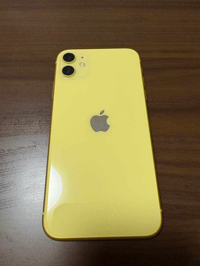 [美品]iPhone11 イエロー 64GB