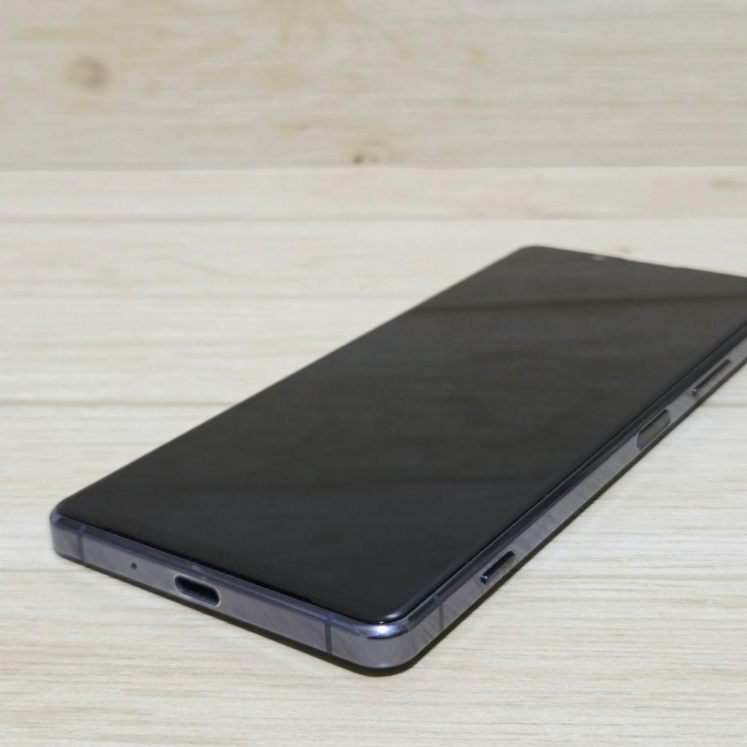 【極美品】SIMフリー Xperia 1 II SO-51A パープル 本体