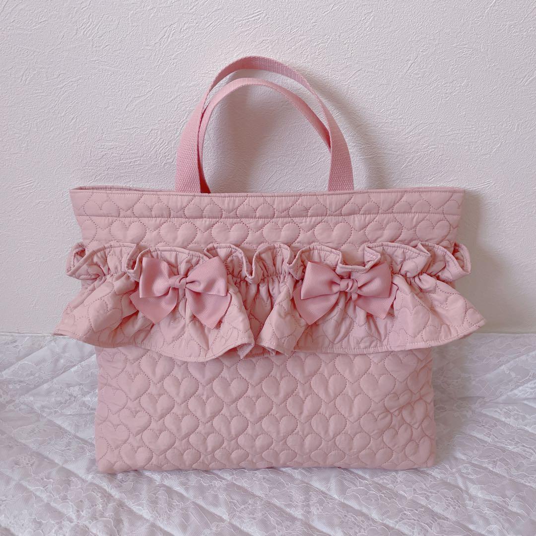 S 様リクエスト❤︎レッスンバッグ.体操服袋.上靴袋3点(コーラルピンク)