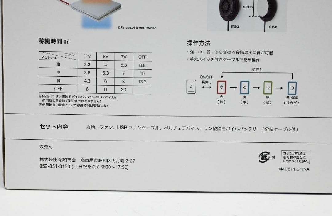 新品 SHOWA COOLFIXPLT 2AIR N25-02NV L ネイビー