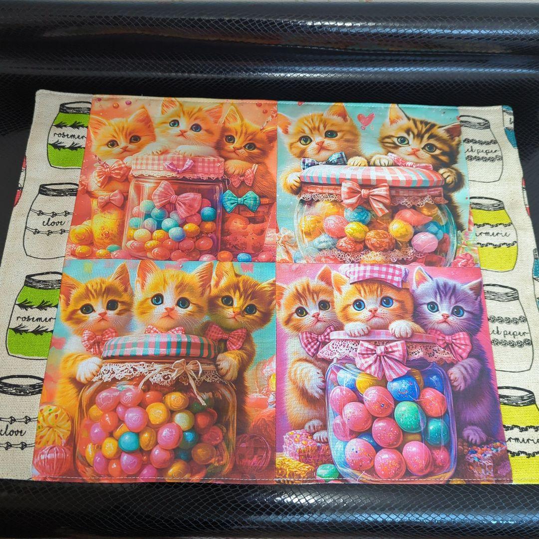 ♡セミオーダー♡　製作商品のご紹介　ランチョンマット　マルチカバー