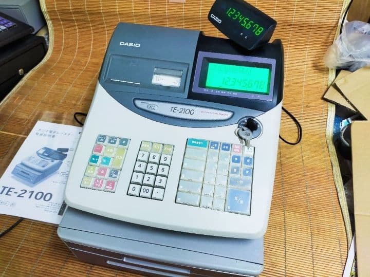 カシオレジスター　TE-2100　フル設定無料　長期使用可能　215550