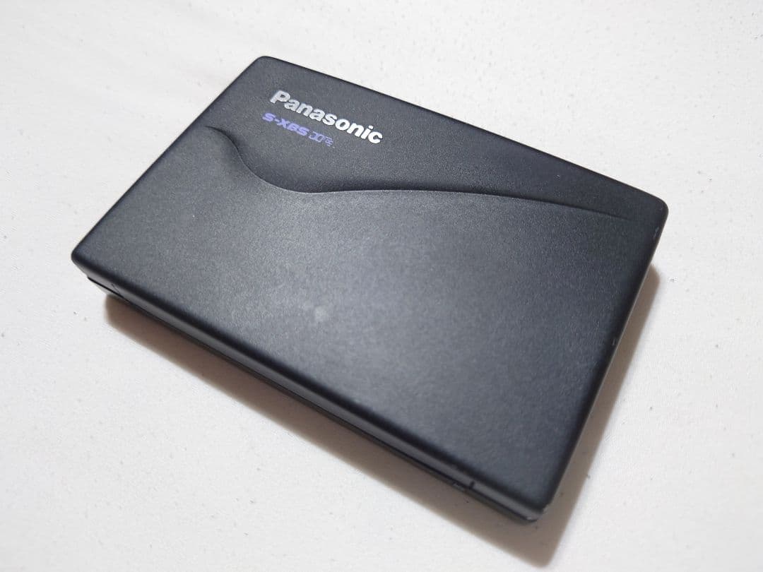 Panasonic S-XBSカセットウォークマン当時物カセットテープ型