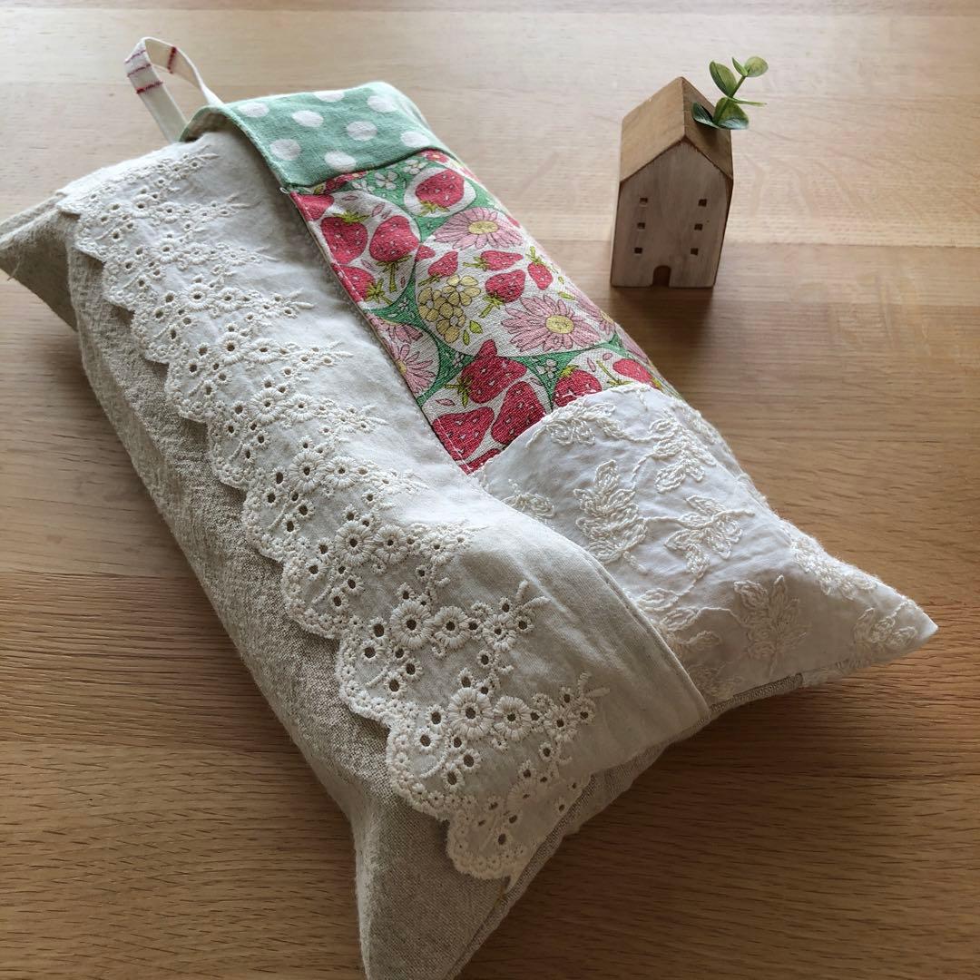 BOX型サイズ（普通）ティッシュカバー　　99 ハンドメイド