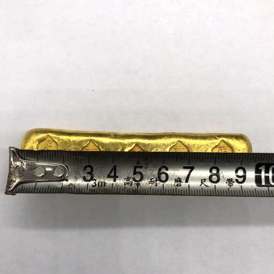 中国 天津 萬寶 足赤 金條 金塊 稀少 コレクション 工芸品 裝飾品 収蔵品