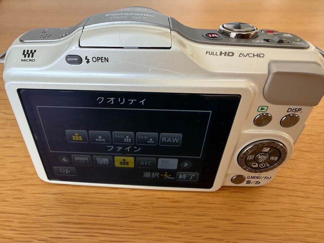 パナソニック LUMIX DMC-GF5-W ボディ シェルホワイト